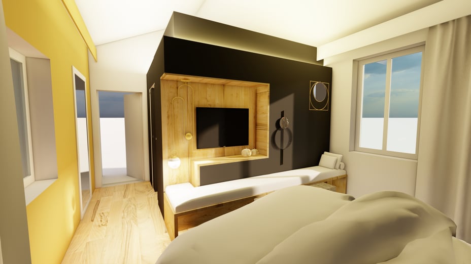 Conception de plans 3D pour une suite parentale